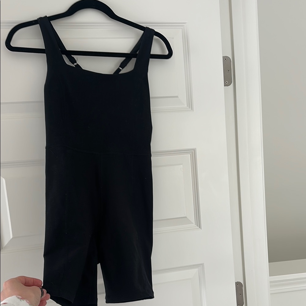 Abercrombie YPB Black Sleeveless Jumpsuit